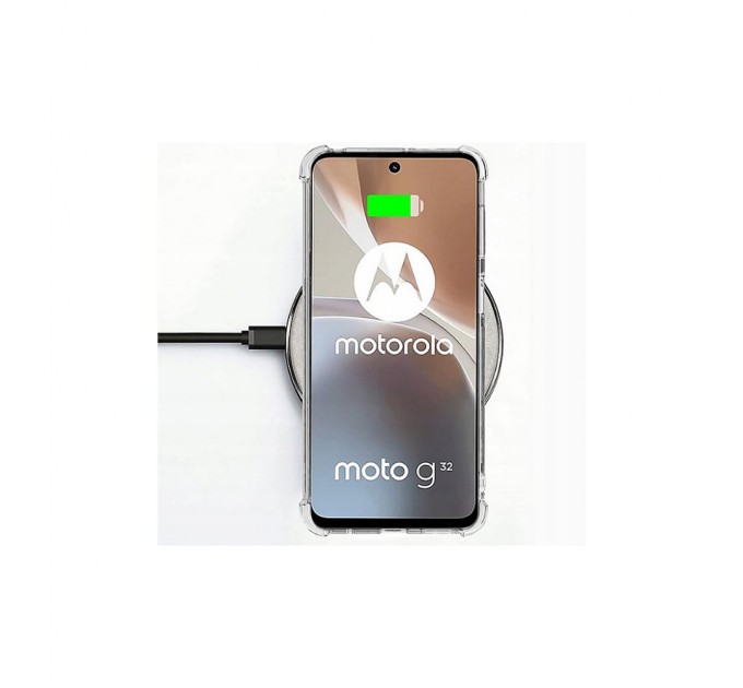 Чохол до мобільного телефона BeCover Anti-Shock Motorola Moto G32 Clear (709316)