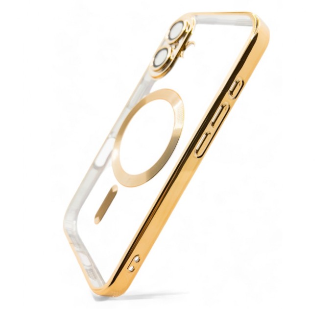 Чохол до мобільного телефона BeCover TPU Chrome Case (MagSafe) для Apple iPhone 16 Plus Gold (712076)