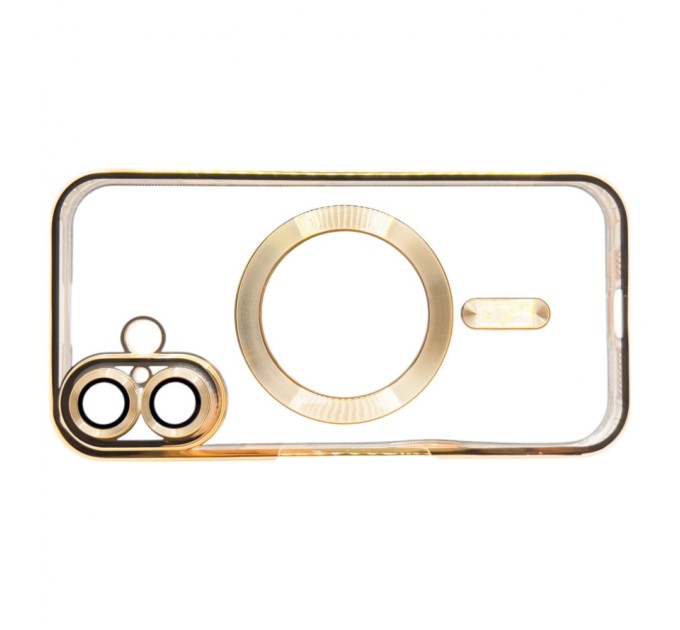 Чохол до мобільного телефона BeCover TPU Chrome Case (MagSafe) для Apple iPhone 16 Plus Gold (712076)