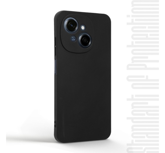 Чохол до мобільного телефона Armorstandart Matte Slim Fit Tecno Spark Go 1 (KL4) Camera cover Black (ARM81202)