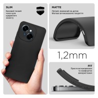 Чохол до мобільного телефона Armorstandart Matte Slim Fit Tecno Spark Go 1 (KL4) Camera cover Black (ARM81202)