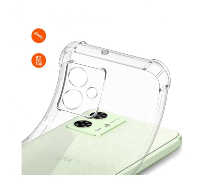 Чохол до мобільного телефона BeCover Anti-Shock Motorola Moto G55 Clear (712780)