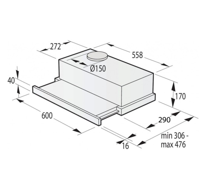 Витяжка кухонна Gorenje TH62E4X