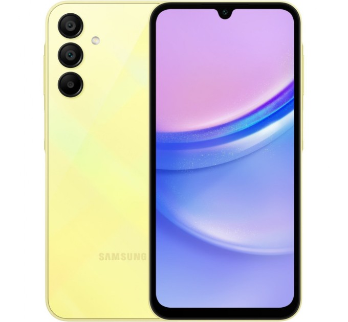 Мобільний телефон Samsung Galaxy A15 LTE 8/256Gb Yellow (SM-A155FZYIEUC)