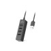 Концентратор REAL-EL HQ-174 USB-A 2.0 1.2m black (EL123110006)