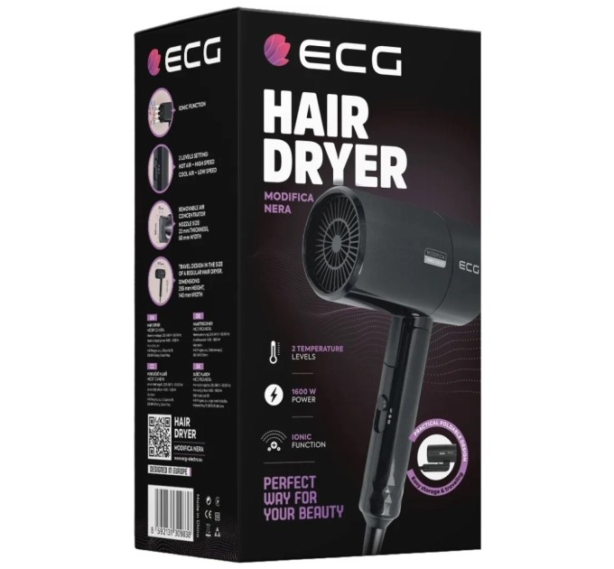Фен ECG Modifica Nera