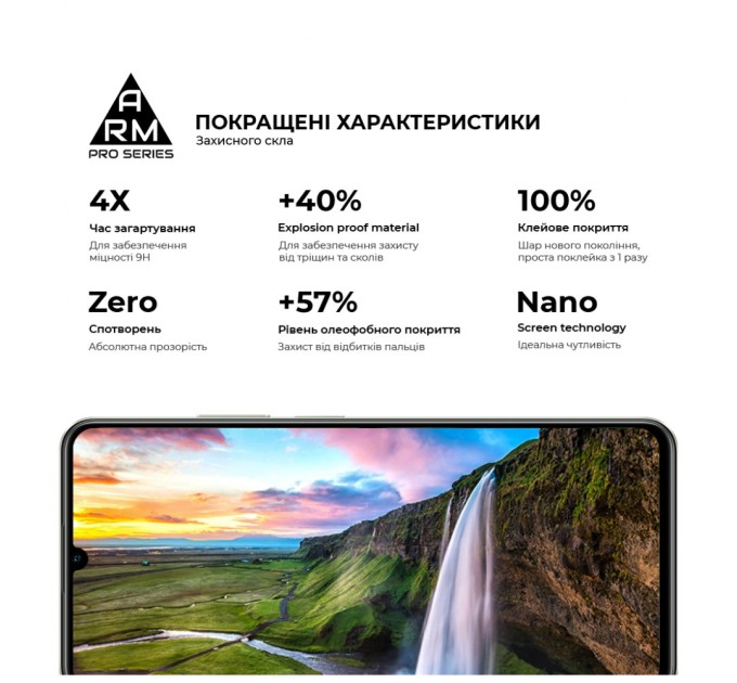 Скло захисне Armorstandart Pro Realme C63 4G Black (ARM78445)