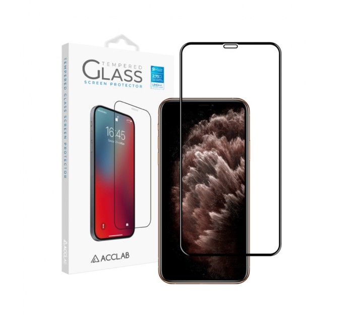 Скло захисне ACCLAB Full Glue Apple iPhone XS Max/11 Pro Max (1283126508202)