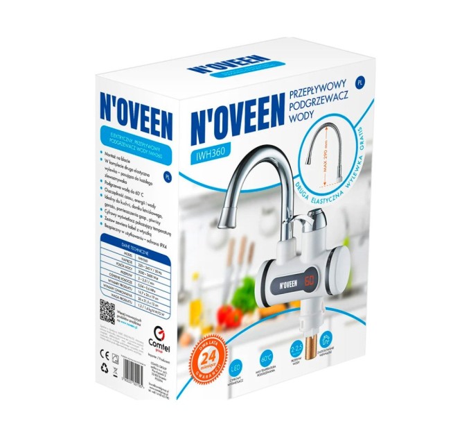 Проточний водонагрівач N'oveen IWH360