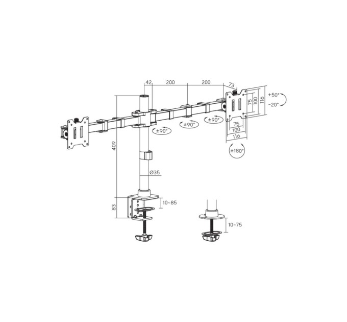 Кронштейн OfficePro MA112B