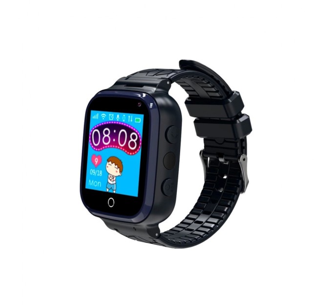 Смарт-годинник Gelius Pro GP-PK007 (Ocean) Black Kids smart watch with GPS tracker (Pro GP-PK007 (Ocean) Black)