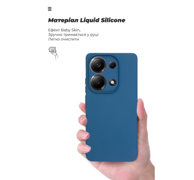 Чохол до мобільного телефона Armorstandart ICON Xiaomi Redmi Note 13 4G Camera cover Dark Blue (ARM82818)