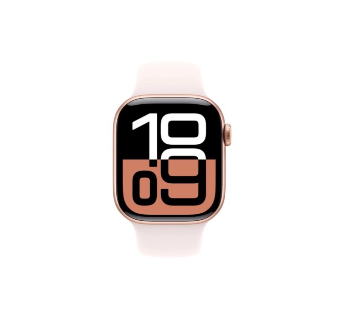 Смарт-годинник Apple Watch Series 10 GPS 42mm Rose Gold Aluminium Case with Light Blush Sport Band - S/M (MWWH3QH/A)