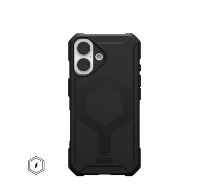 Чохол до мобільного телефона UAG iPhone 16 Essential Armor Magsafe Black (114450114040)