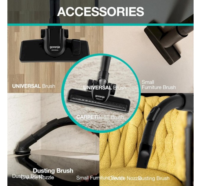 Пилосос Gorenje VC 2206 G4ADBL (VC2206G4ADBL)