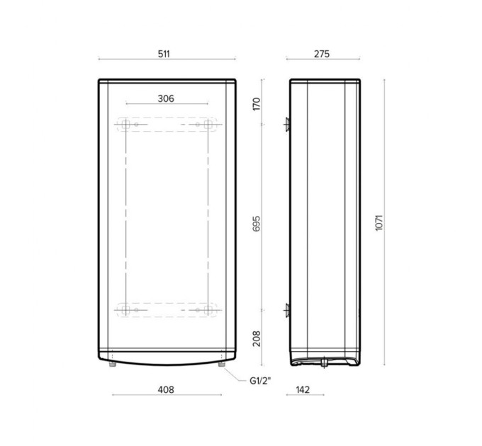 Бойлер Ariston VELIS TECH 80 EU (3100918)