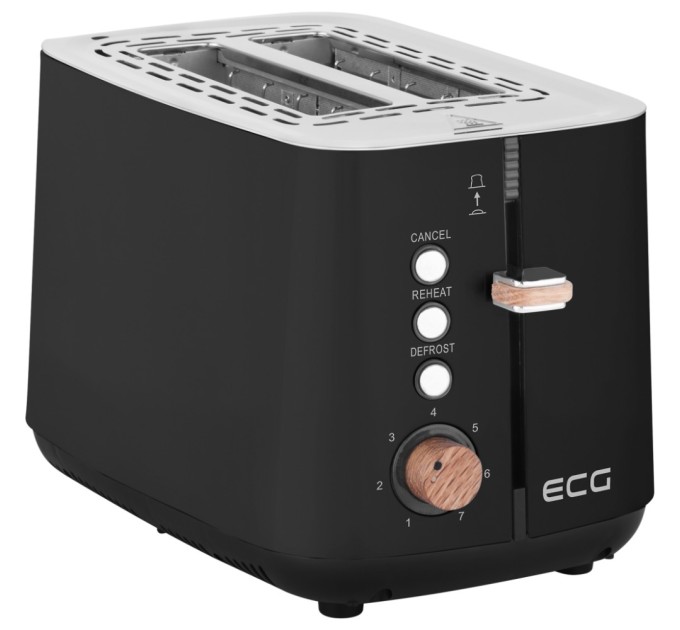 Тостер ECG ST 2768 Timber Black