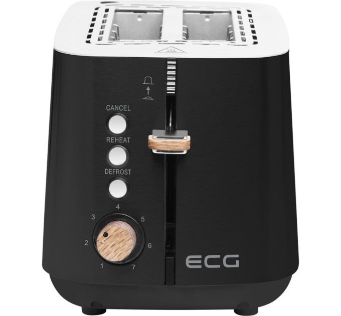 Тостер ECG ST 2768 Timber Black
