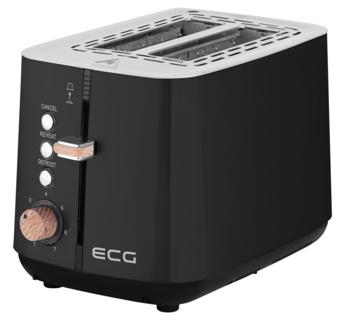 Тостер ECG ST 2768 Timber Black