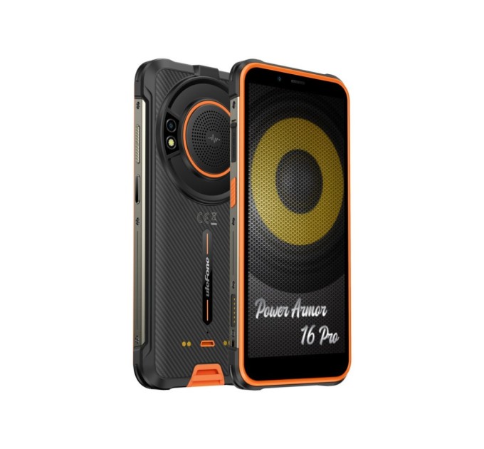 Мобільний телефон Ulefone Power Armor 16 Pro 4/64Gb Orange (6937748734840)