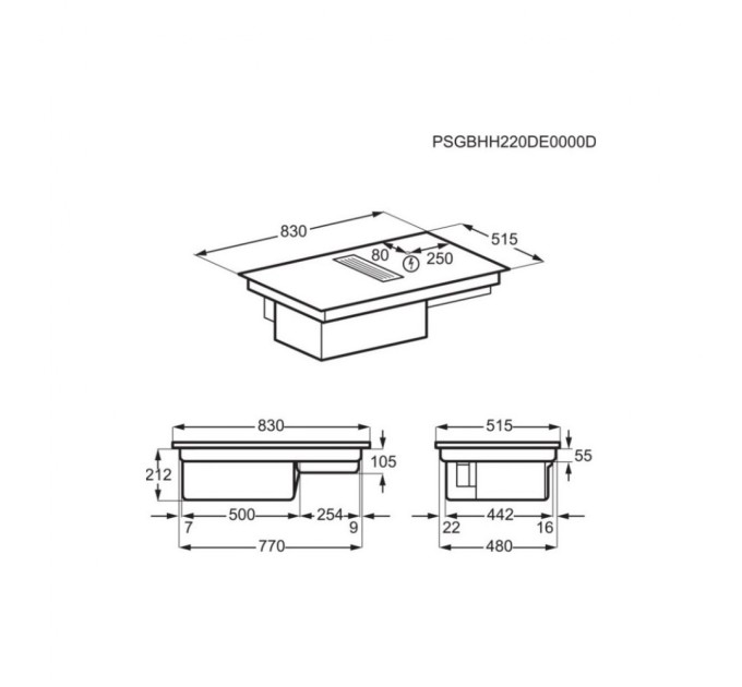Варочна поверхня AEG CCE84779FB