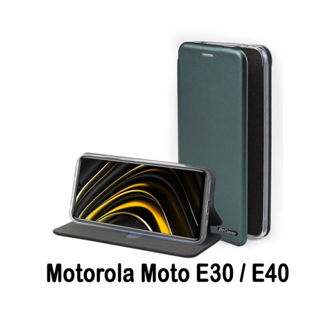 Чохол до мобільного телефона BeCover Exclusive Motorola Moto E30 / E40 Dark Green (707907)