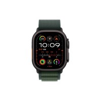 Смарт-годинник Apple Watch Ultra 2 2024 GPS + Cellular 49mm Black Titanium Case with Dark Green Alpine Loop - Large (MX4T3UL/A)