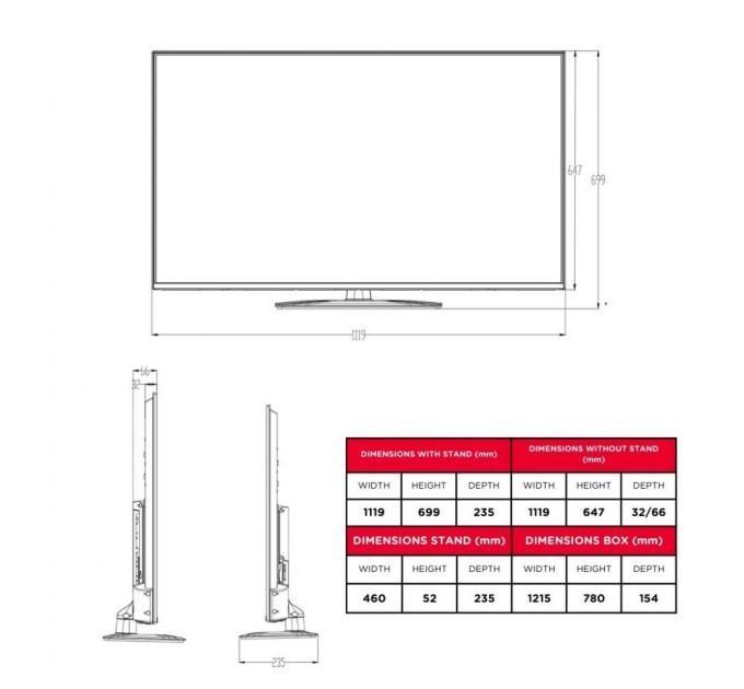 Телевізор AIWA QLED-850UHD-SLIM