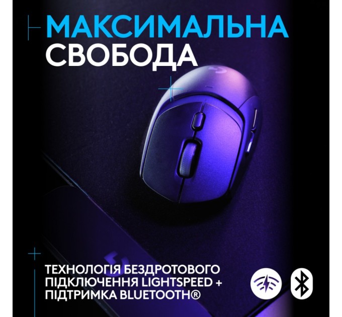 Мишка Logitech G309 Lightspeed Wireless/Bluetooth Black (910-007199)