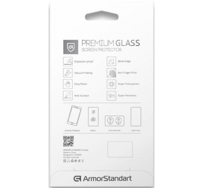 Скло захисне Armorstandart Pro Motorola Moto G8 Power Black (ARM57780)