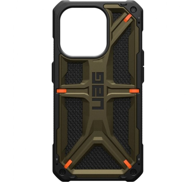 Чохол до мобільного телефона UAG Apple iPhone 15 Pro Max Monarch, Kevlar Elemental Green (11429811397B)