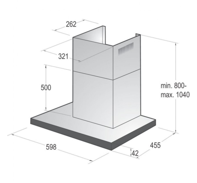 Витяжка кухонна Gorenje WHT6SYW