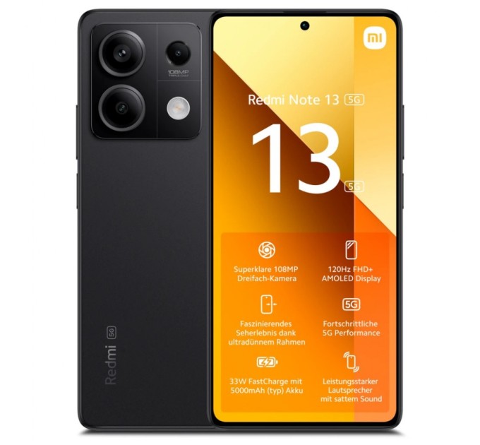 Мобільний телефон Xiaomi Redmi Note 13 5G 8/256GB Graphite Black (1020561)