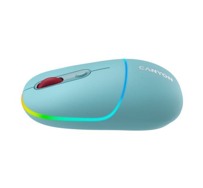 Мишка Canyon MW-22 Dual Band RGB Wireless Dark Cyan (CNS-CMSW22DC)