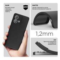 Чохол до мобільного телефона Armorstandart Matte Slim Fit Motorola Edge 40 Neo Camera cover Black (ARM71993)