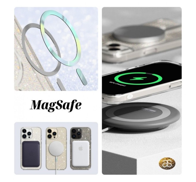 Чохол до мобільного телефона Armorstandart Glow Magsafe Apple iPhone 14 Transparent (ARM69722)