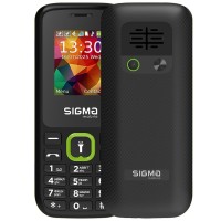 Мобільний телефон Sigma X-style 171 MINI Track Black-Green (4827798813720)