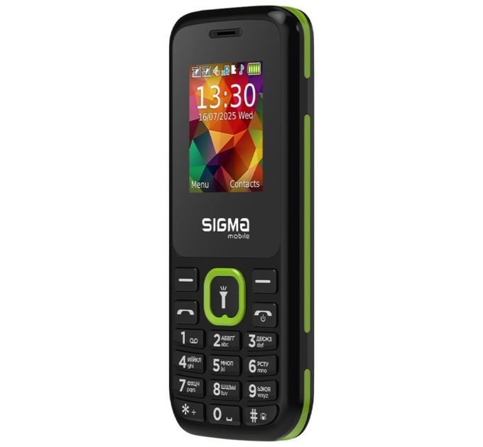 Мобільний телефон Sigma X-style 171 MINI Track Black-Green (4827798813720)