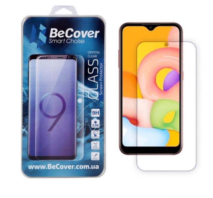 Скло захисне BeCover Samsung Galaxy A01 SM-A015 Crystal Clear Glass (704667)