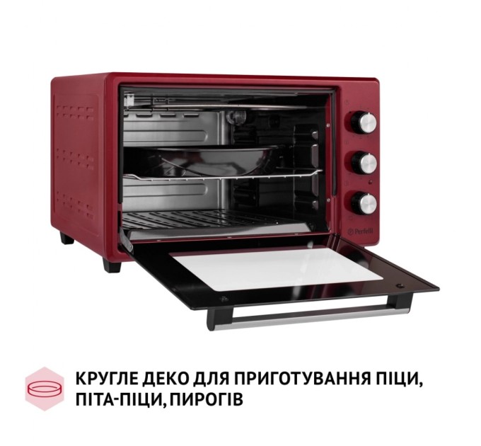 Електропіч Perfelli MIRAGE 37 RED