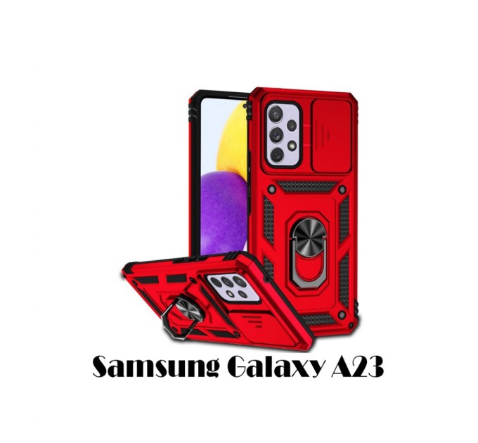 Чохол до мобільного телефона BeCover Military Samsung Galaxy A23 SM-A235 Red (707375)