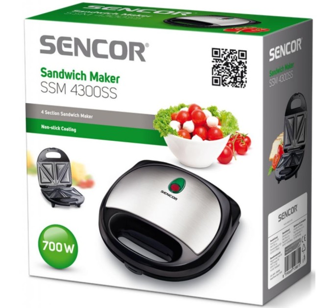 Сендвічниця Sencor SSM 4300 SS (SSM4300SS)