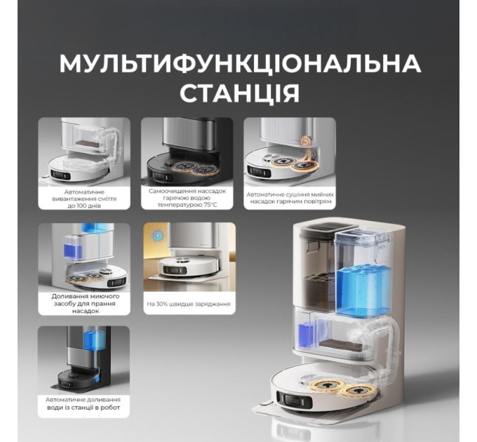 Пилосос Dreame L40 Ultra AE Black (RLL77SE-BLACK)