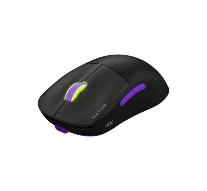 Мишка Hator Quasar 2 Ultra 4K Wireless/Bluetooth/USB Black/Lilac (HTM570BL)