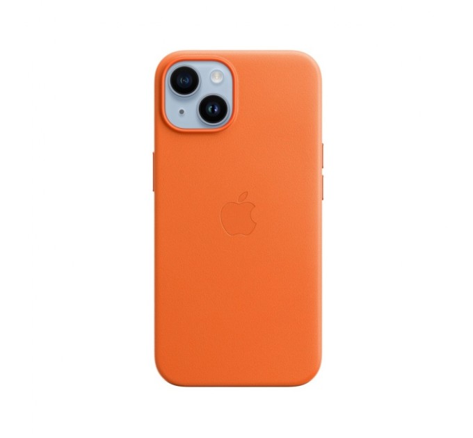 Чохол до мобільного телефона Apple iPhone 14 Leather Case with MagSafe - Orange (MPP83)