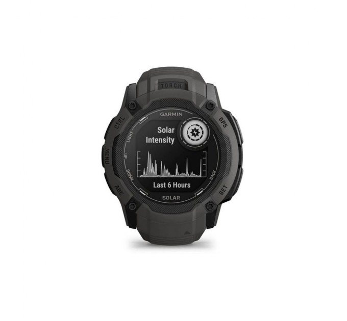 Смарт-годинник Garmin Instinct 2X, Solar, Graphite, GPS (010-02805-00)