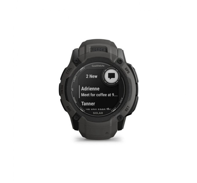 Смарт-годинник Garmin Instinct 2X, Solar, Graphite, GPS (010-02805-00)