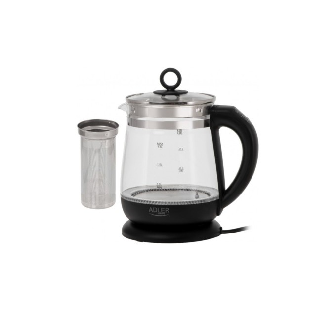 Електрочайник Adler AD 1299 black (AD1299b)