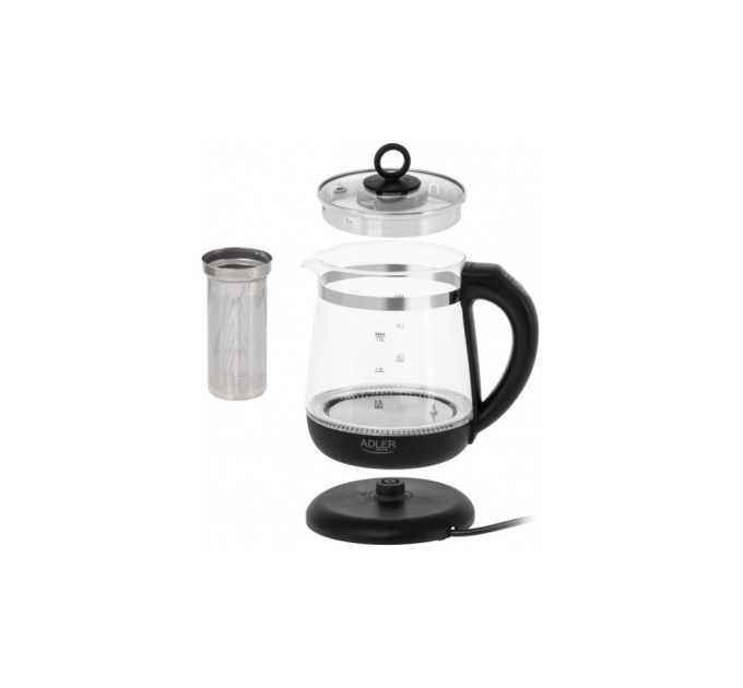 Електрочайник Adler AD 1299 black (AD1299b)