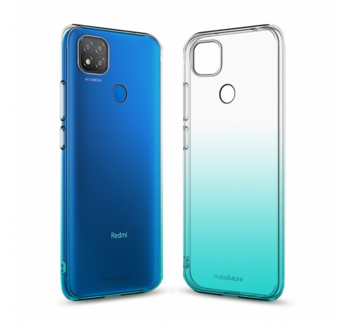 Чохол до мобільного телефона MakeFuture Xiaomi Redmi 9C Gradient (TPU) Azure (MCG-XR9CAZ)